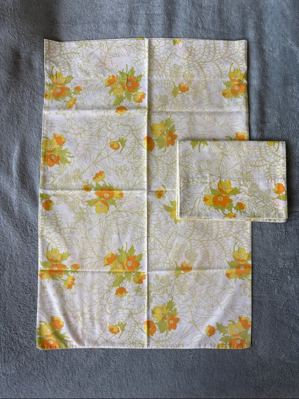 😴 2 Fieldcrest Perfection Fine Combed Percale Pillowcases. Excellent condition!